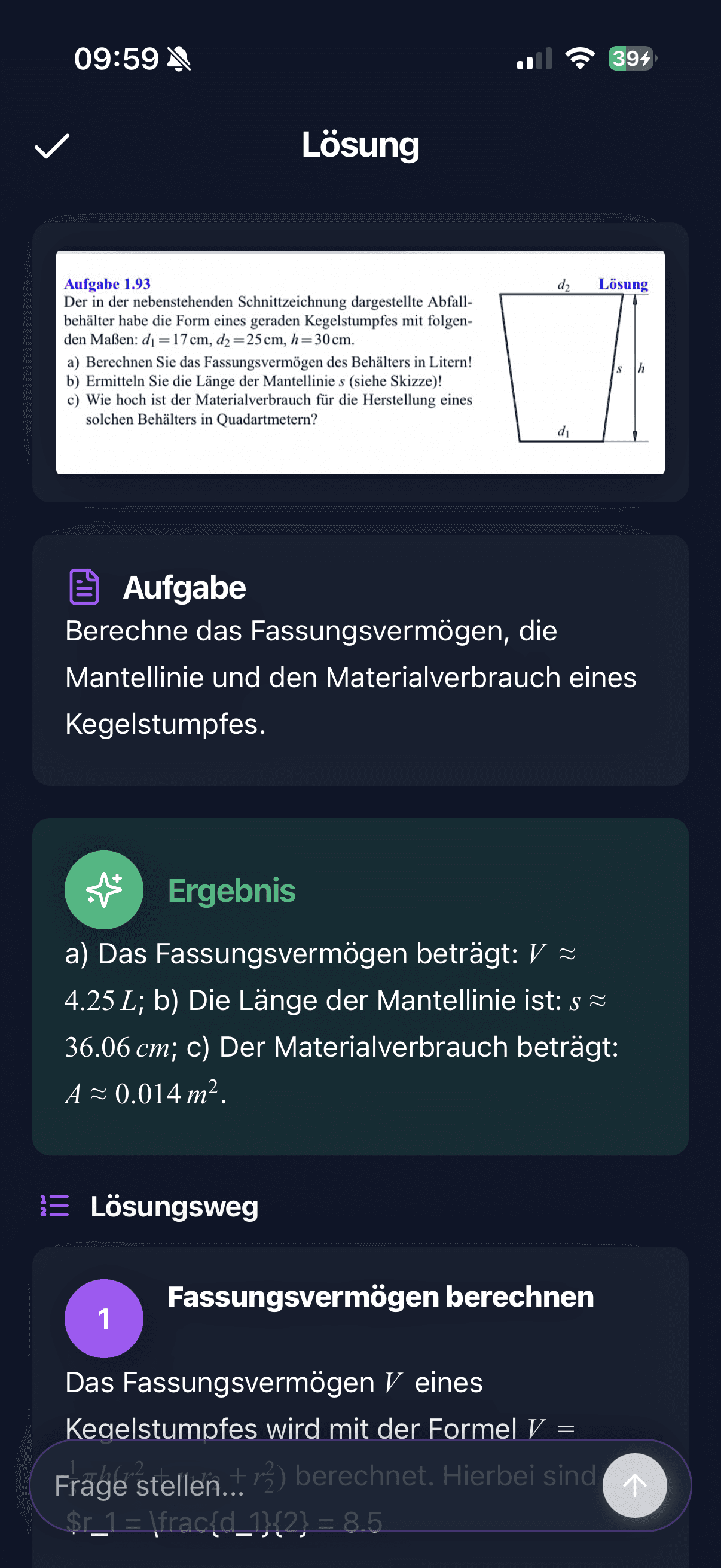 ReplioAI Aufgaben-Löser mit Schritt-für-Schritt-Lösung